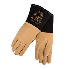 Black Stallion 25Dxl-Blk Split Deerskin Premium Tig Welding Gloves W/Dragpatch, Size X-Large