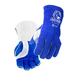 Black Stallion 320Cr-Lg Side Split Cowhide A6 Cut Resistant High Quality Welding Gloves, Size Large