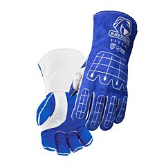 Black Stallion 320Cri-Lg Side Split Cowhide A6 Cut & Impact Resistant High Quality Welding Gloves, Size Large