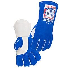 Black Stallion 325Xl Patriotic Side Split Cowhide High Quality Welding Gloves, Size X-Large