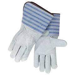 Black Stallion 8Fb Sel Shlder Split Cowhide--Full Back Standard Leather Palm Work Gloves, Size Large
