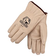 Black Stallion 93Xl Grain Cowhide, Elastic Wrist Driver'S Style Gloves, Size X-Large
