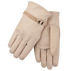 Black Stallion 95M Grain Cowhide, Pull Strap Premium Driver'S Style Gloves, Size Medium
