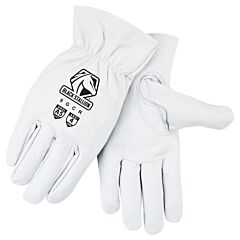 Black Stallion 9Gcr-Med Top Grain Goatskin, Elastic Wrist Driver'S Style Gloves Ansi Cut A5, Size Medium