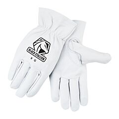 Black Stallion 9Gm Top Grain Goatskin, Elastic Wrist Driver'S Style Gloves, Size Medium