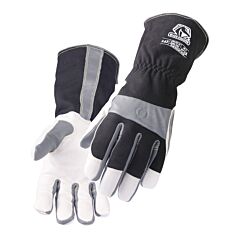 Black Stallion A62-Md Arc Rated Cut Resistant Cowhide And Fr Cotton Utility Glove, Size Medium