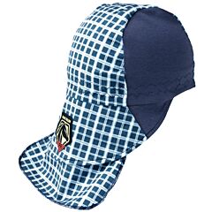 Black Stallion Ah1730-Bl-Med Fr Cotton Welding Cap With Hidden Bill Extension, Size Medium