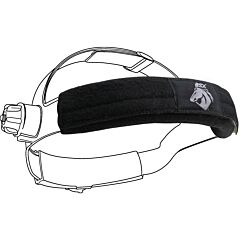 Black Stallion Bc5Sb-Bk Bsx Black, Red Logo Bumpers Helmet Sweatbands (2-Pack)