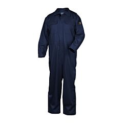 Black Stallion Cf2215-Nv-2Xl 9 Oz. Flame-Resistant Cotton Coveralls, Navy, Size 2X-Large