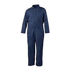Black Stallion Cf4017-Nv-Xlg 7 Oz. Flame-Resistant 88/12 Cotton Coveralls, Navy, Size X-Large