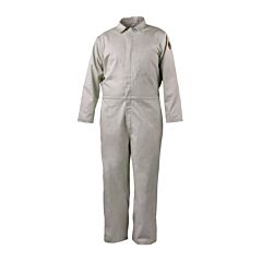 Black Stallion Cf4017-St-5Xl 7 Oz. Flame-Resistant 88/12 Cotton Coveralls, Stone, Size 5X-Large