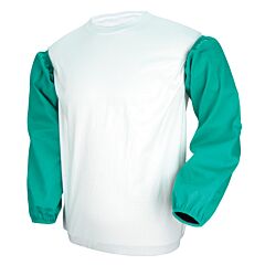 Black Stallion F2-23S 12 Oz. Green Flame Resistant Cotton 23 Inch Sleeves, Elastic Strip