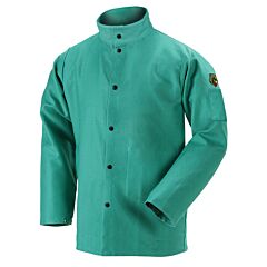 Black Stallion F2-36C-Xl 12 Oz. Green Flame Resistant Cotton 36 Inch Coat, Size X-Large