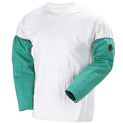 Black Stallion F9-118S 9 Oz. Green Flame Resistant Cotton 18 Inch Sleeves, Snap Wrist