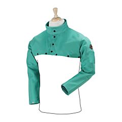 Black Stallion F9-21Cs-L 9 Oz. Green Flame Resistant Cotton Cape Sleeve, Size Large