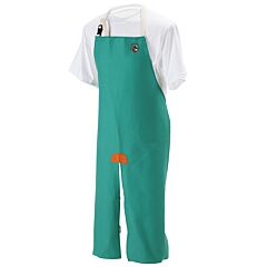 Black Stallion F9-42Sl 9 Oz. Green Flame Resistant Cotton 42 Inch Split Leg Bib Apron