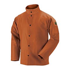 Black Stallion Fb2-30C-3Xl 12 Oz. Brown Flame Resistant Cotton 30 Inch Coat, Size 3X-Large