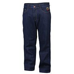 Black Stallion Fd14-32P-34W 14 Oz. Fr Denim 32" Work Pants, Size 34W X 32L
