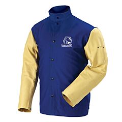 Black Stallion Frb9-30C/Ps-2Xl 9 Oz. Fr And Grain Pigskin 30 Inch Hybrid Coat, Size 2X-Large