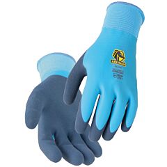 Black Stallion Gc2534-Bl-2Xl 15G Poly Double Coated Glove, Blue, Size 2X-Large