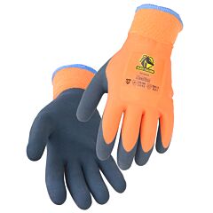 Black Stallion Gc2634-Oa-Med 15G Poly Double Coated Winter Glove, Orange, Size Medium