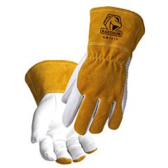Black Stallion Gm1510-Wt-Sml Grain Goat Skin Mig Welding Gloves, Size Small