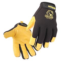 Black Stallion Gw4040-By-2Xl Toolhandz® Core Pig Grain Leather Palm Winter Mechanic'S Gloves, Size 2X-Large