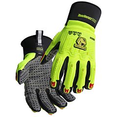 Black Stallion Gx2025-Yb-2Xl Toolhandz® Max Cut A2 Dotted Palm Mechanic'S Gloves, Size 2X-Large
