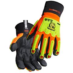 Black Stallion Gx2327-Ob-Lrg Toolhandz® Max Cut A7 Anti-Vibration Palm Tpr Impact Mechanic'S Gloves, Size Large