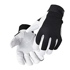 Black Stallion Gx3020-Bw-2Xl Toolhandz® Goat Grain Leather Mechanic'S Gloves, Size 2X-Large