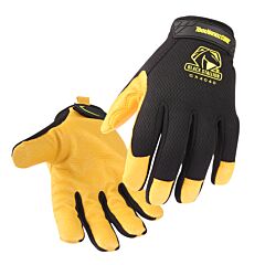 Black Stallion Gx4040-By-2Xl Toolhandz® Core Pig Grain Leather Palm Mechanic'S Gloves, Size 2X-Large