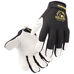 Black Stallion Gx4140-Bw-2Xl Toolhandz® Core Cow Grain Leather Palm Mechanic'S Gloves, Size 2X-Large
