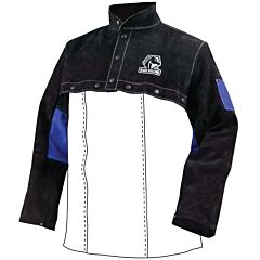 Black Stallion Jl1021-Bb-2Xl Side Split Cowhide Leather Welding Cape Sleeve, Size 2X-Large