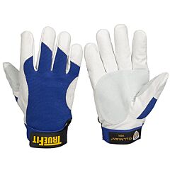 Tillman 1485 Truefit, Grain Pigskin, Blue Spandex, Winter Gloves