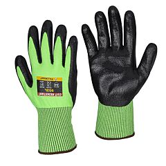 Tillman 952 Cut Resistant Gloves Nitrile Palm Coat Cut Level 4 Med Green