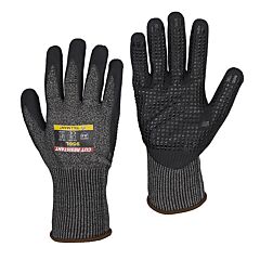 Tillman 956 Cut Resistant Gloves Micro Foam Dotted Nitrile Black