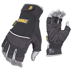 Dewalt Dpg230 Technicians Fingerless Synthetic Leather Gloves