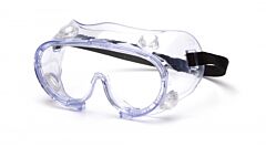 Pyramex G205T Goggles, Clear Anti-Fog Frame And Clear Anti-Fog Lens, Chemical Splash Thick Skirt