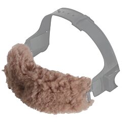Caiman 60704 Sheepskin Welding Helmet Headgear Pad, White, Size One Size