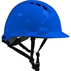Jsp 280-Ahs240V-50 Jsp Mk8 Linesman, Blue, Vent, 4-Pt Chin Strap, Wheel Ratchet, Class C, Blue, Size One Size