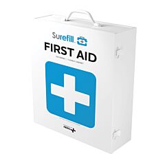 Aero Sf100Amt Surefill 3 Shelf Metal Cabinet 100 Person Ansi 2021 Class A, With Medicines