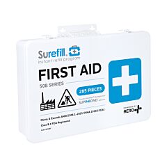 Aero Sf50Bt Surefill 50 Person Ansi 2021 Class B First Aid Kit, Metal Case