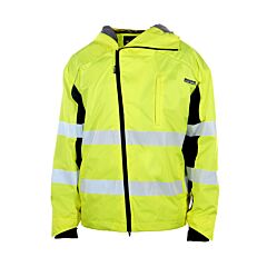Kishigo Wb102 Premium Black Series Class 3 Windbreaker, Lime