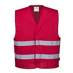 Portwest F374 Meshair Iona Vest, Red, Size 2X/3X-Large