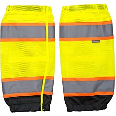 Portwest Us389 Hi-Vis Two-Tone Gaiters, Yellow/Black, Size