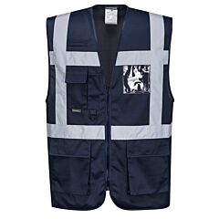Portwest Uf476 Iona Executive Vest, Navy, Size 6X-Large
