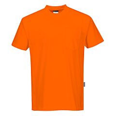 Portwest S577 Non Ansi Cotton Blend T-Shirt, Orange, Size X-Large