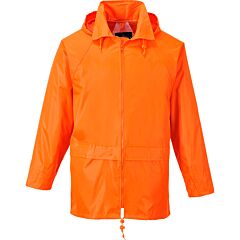 Portwest Us440 Classic Rain Jacket, Orange, Size Small