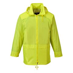 Portwest Us440 Classic Rain Jacket, Yellow, Size 4X-Large
