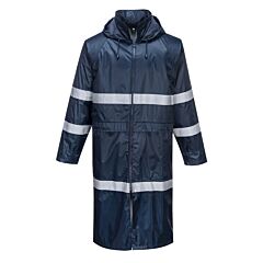 Portwest F438 Classic Iona Rain Coat, Navy, Size X-Large